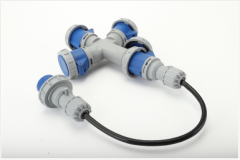 IEC 60309 Industrial Power Distribution Adapter