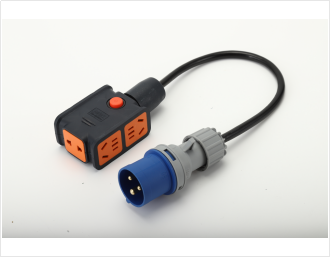 IEC 60309 Industrial Power Distribution Adapter